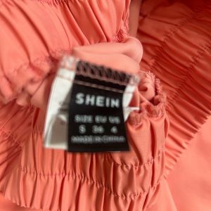 Salmon shorts from SHEIN, never worn, great material